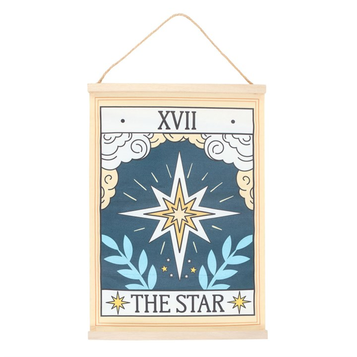 The Star Tarot Card Fabric Wall Hanging – Celestial Home Décor for Spiritual Guidance