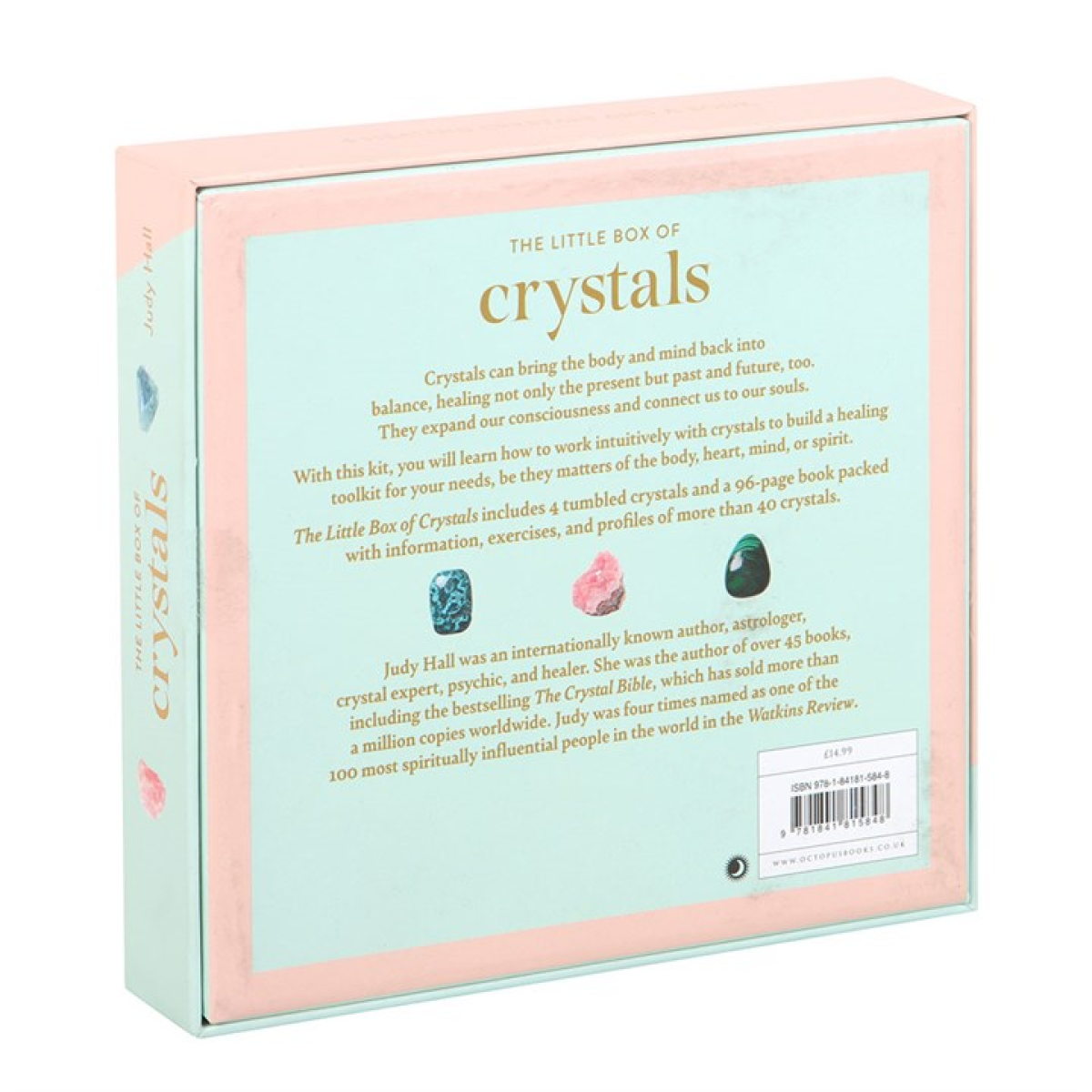 The Little Box of Crystals by Judy Hall – 4 Healing Stones & Mini Guidebook for Mind, Body & Spirit