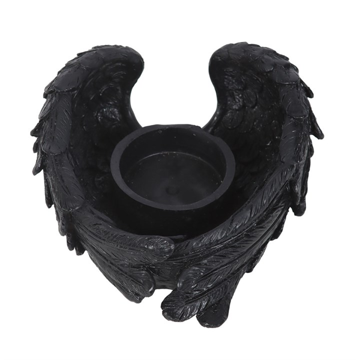 Raven Wings Tealight Holder – Gothic Symbol of Mystery & Protection for Altars and Sacred Spaces