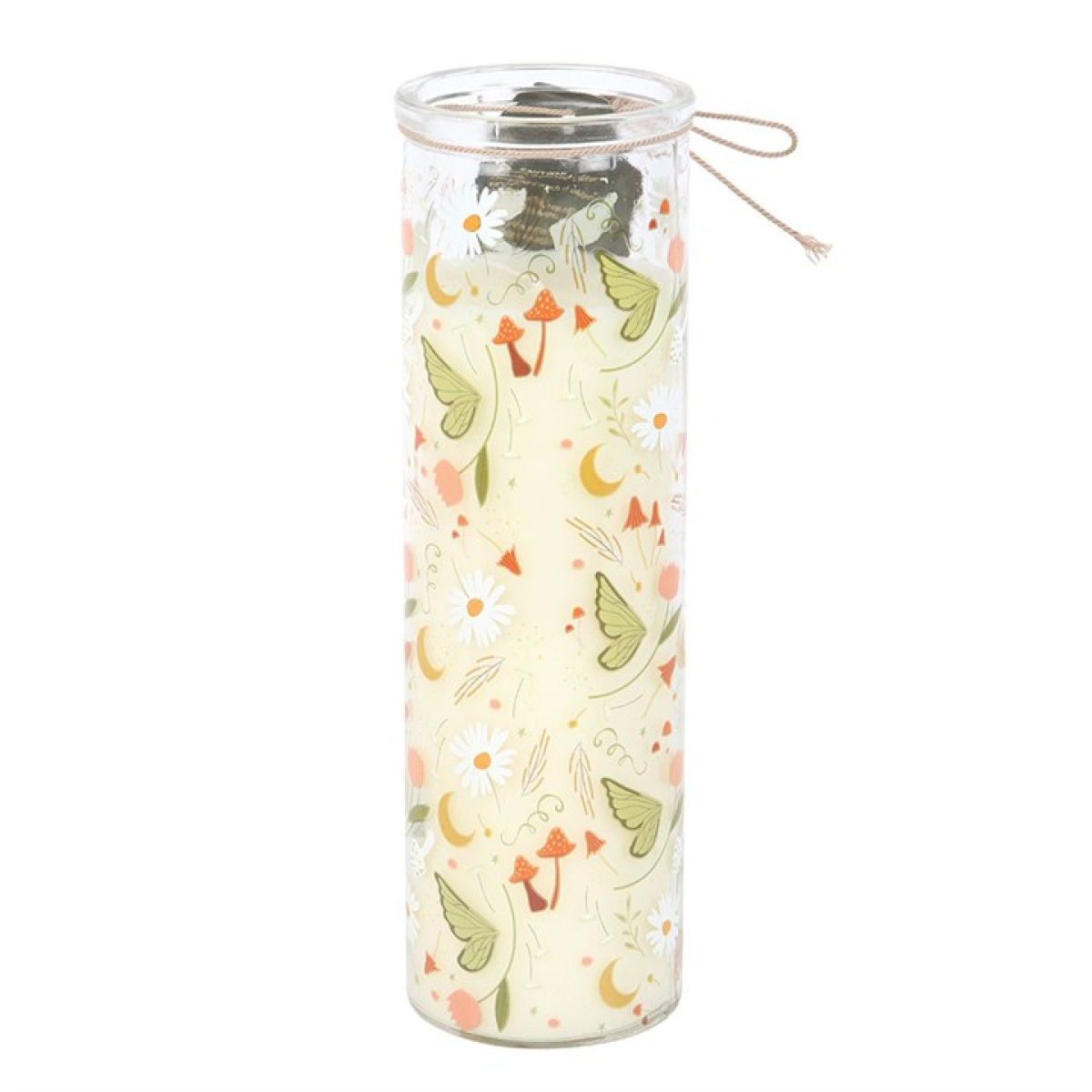 Moss & Sandalwood Fairy Candle in Glass Tube – 55hr Burn