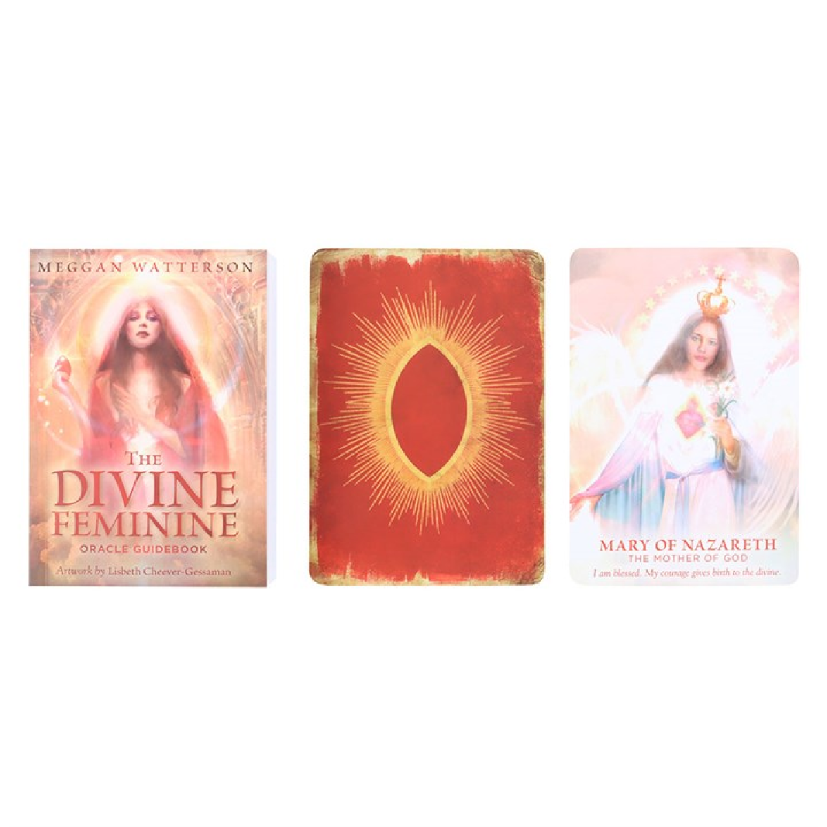 The Divine Feminine Oracle Cards – 53-Card Deck & Guidebook by Meggan Watterson