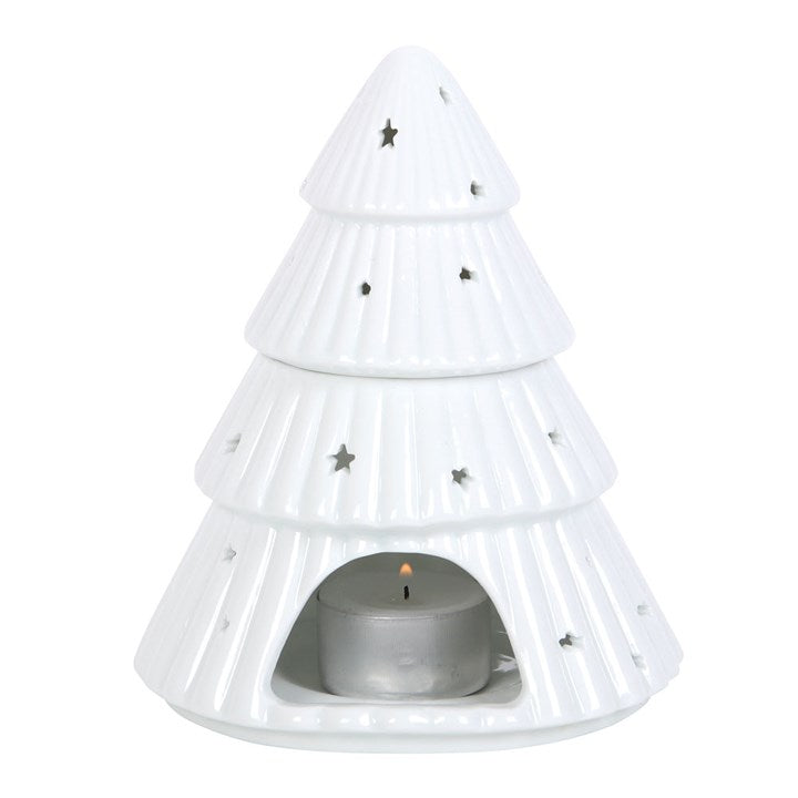 Christmas Tree Oil Burner – Ceramic Wax Melt & Aroma Burner for Festive Fragrance