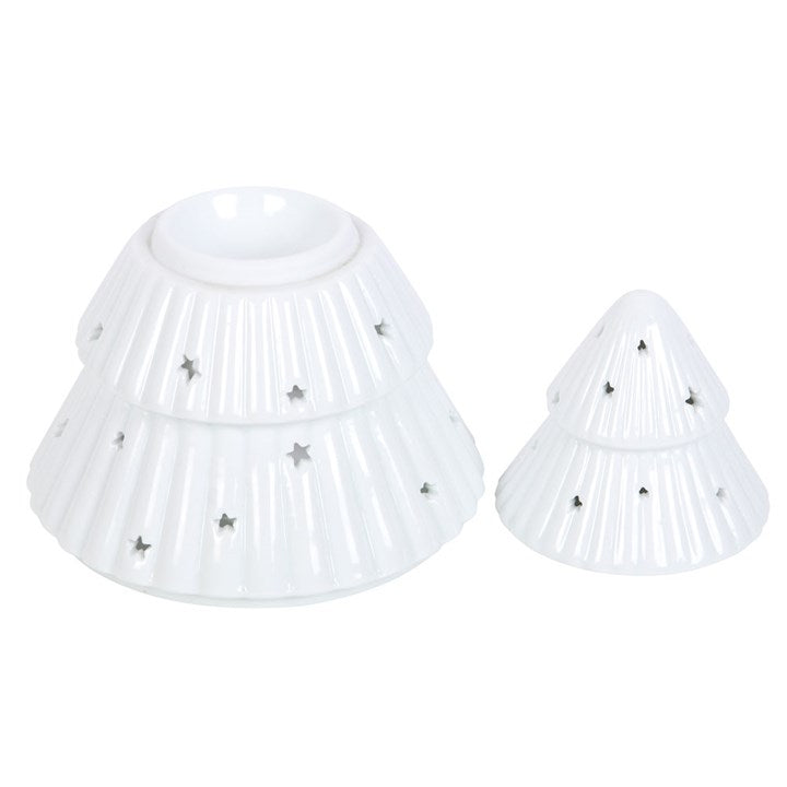 Christmas Tree Oil Burner – Ceramic Wax Melt & Aroma Burner for Festive Fragrance