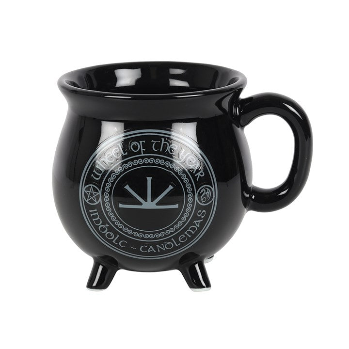 Imbolc Cauldron Mug – Dragons of the Sabbats, Colour-Changing Design