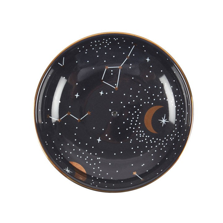 Celestial Constellation Incense Holder – Gold Foil Ritual & Décor Dish