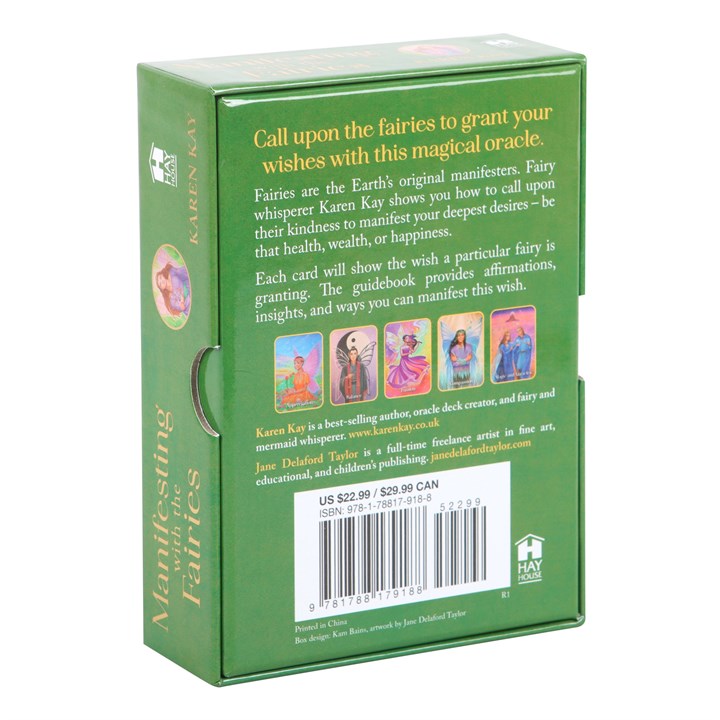 Manifesting with the Fairies Oracle Cards – 44-Card Deck & Guidebook by Karen Kay