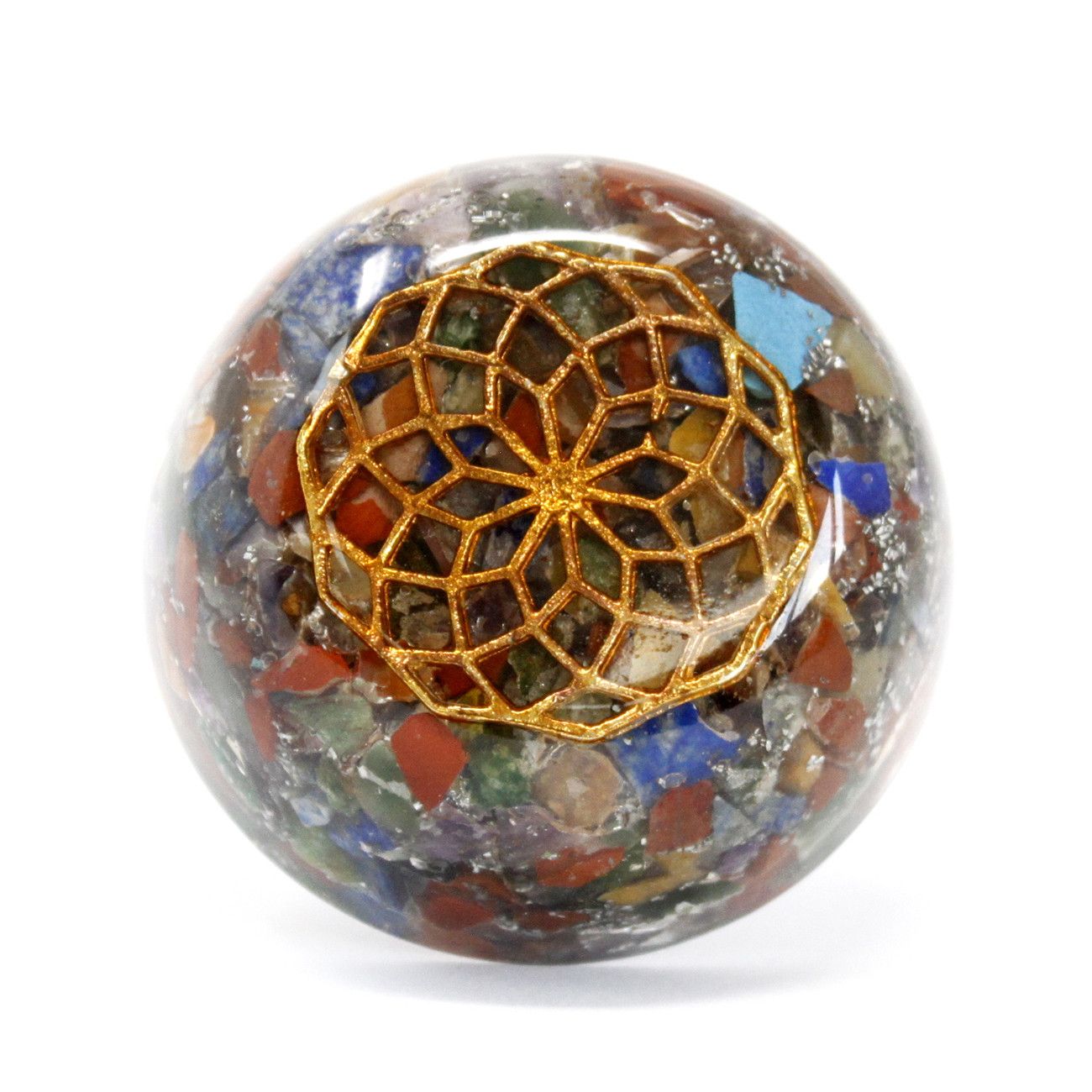 Orgonite Desk Power Pack – Multi Stone Dome