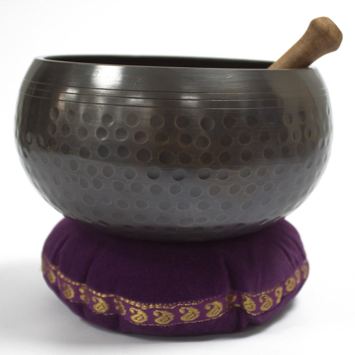 Velvet Singing Bowl Cushion 11cm – Soft Support for Meditation & Décor