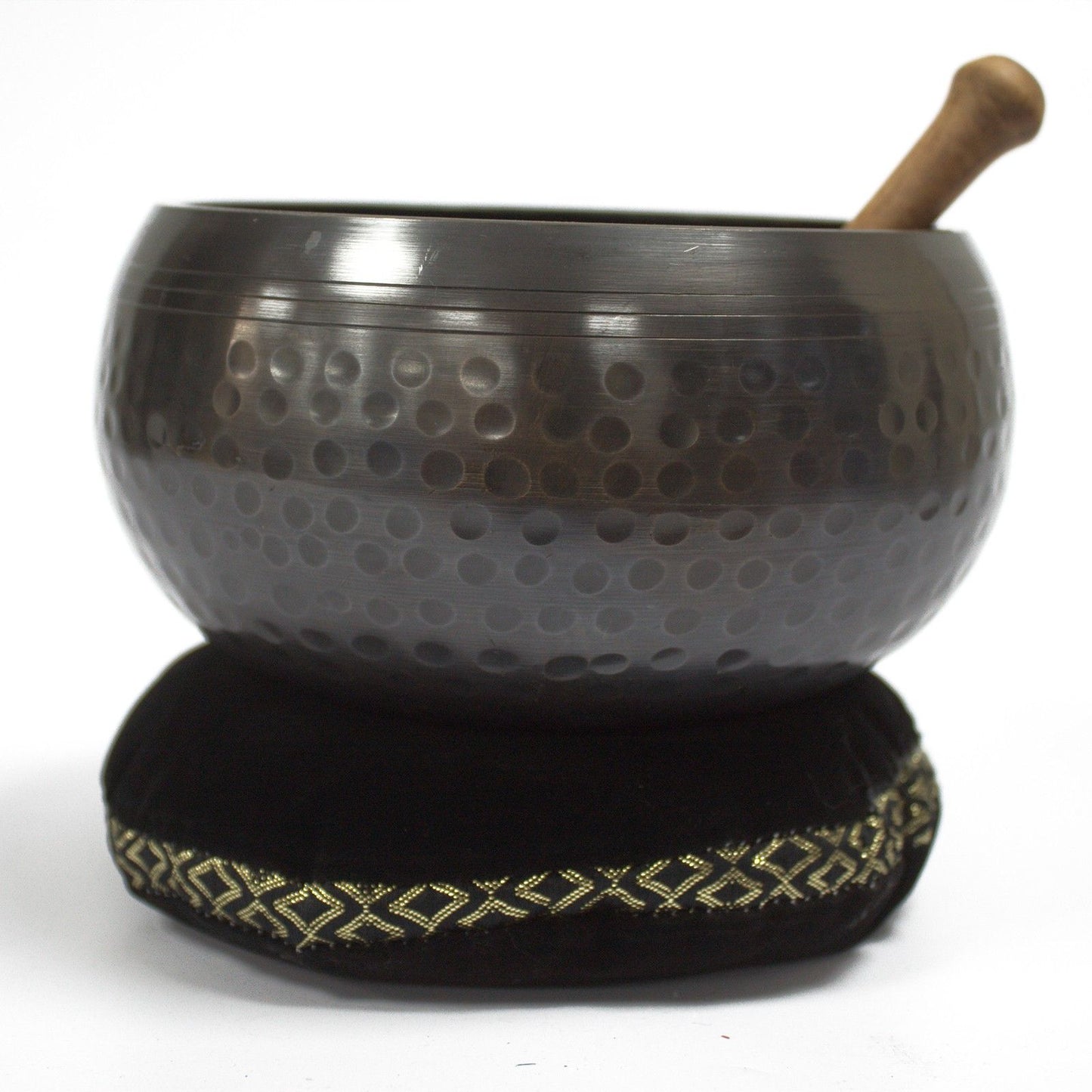 Velvet Singing Bowl Cushion 11cm – Soft Support for Meditation & Décor