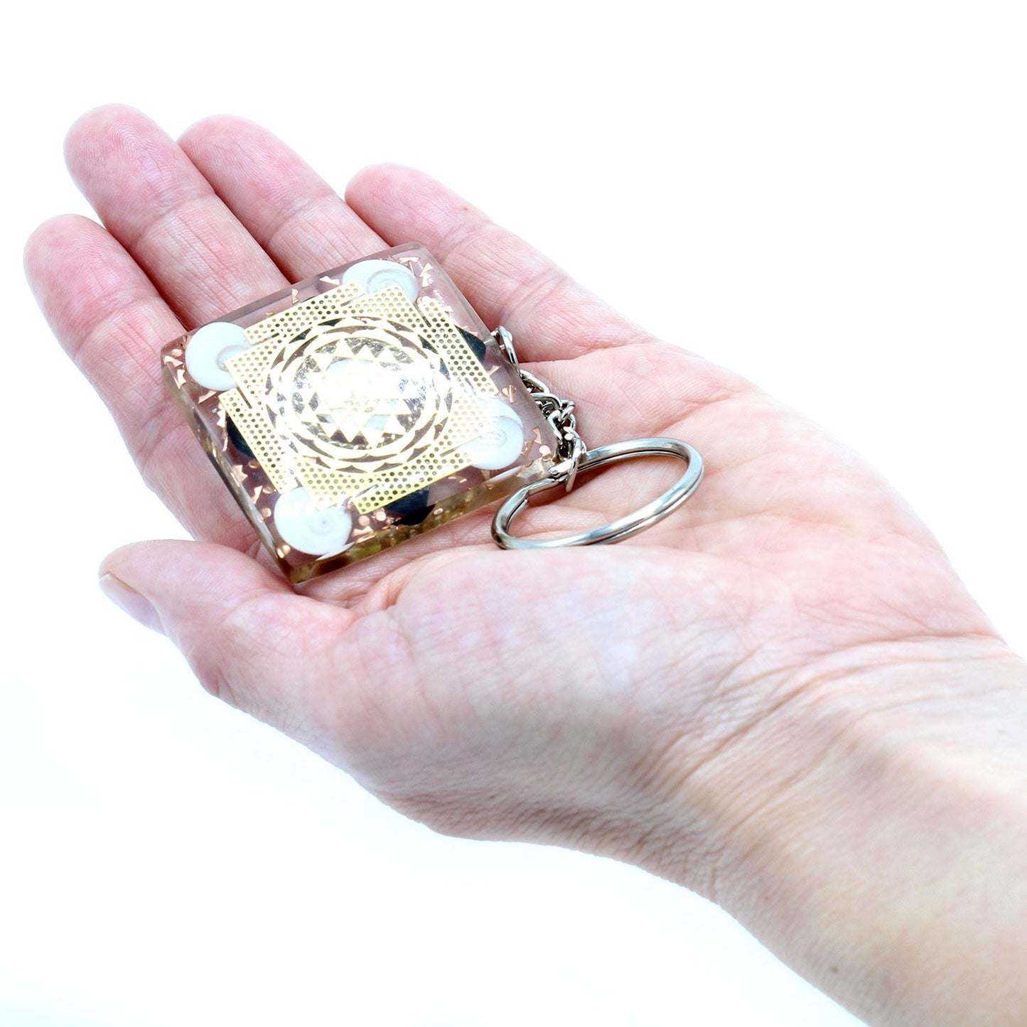 Orgonite Power Keyring – Home Protection with Black Tourmaline