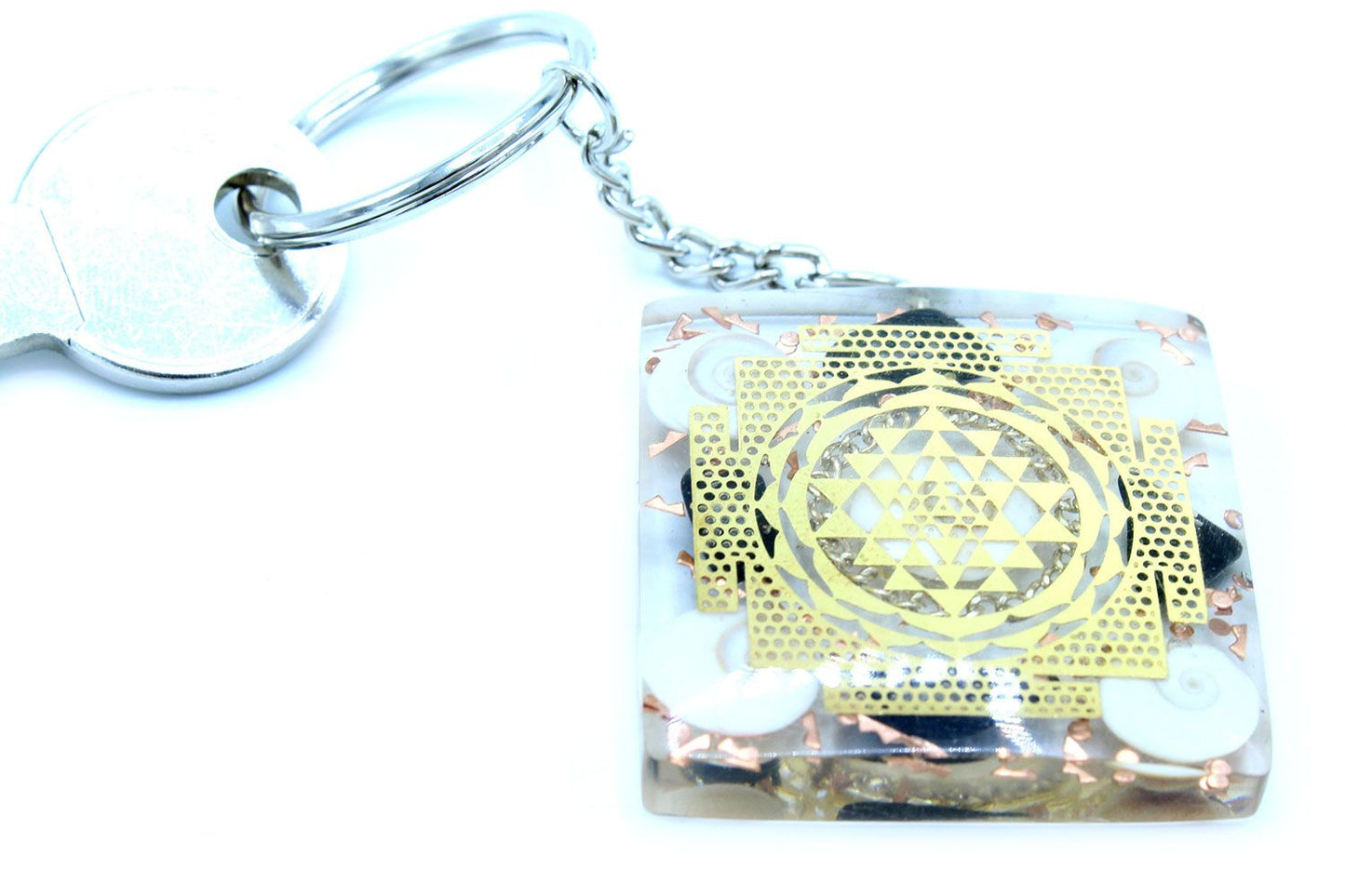 Orgonite Power Keyring – Home Protection with Black Tourmaline