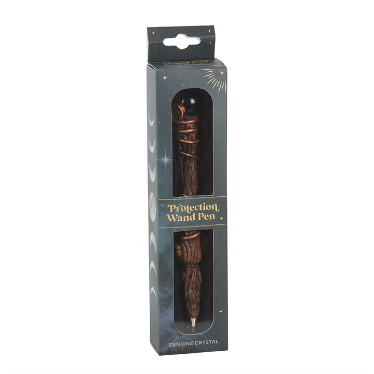 Protection Black Obsidian Crystal Wand Pen – Power, Clarity & Spiritual Grounding