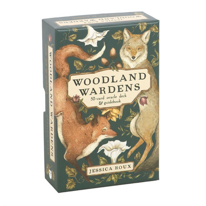 Woodland Wardens Oracle Cards – Animal & Plant Spirit Deck with Guidebook by Jessica Roux