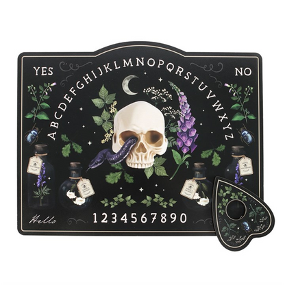 Poisonous Plants Talking Board – Gothic Spirit Board for Divination & Mystical Décor