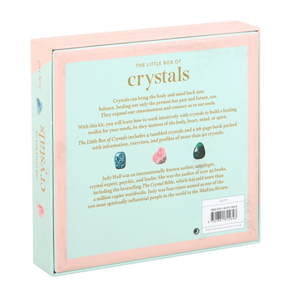 The Little Box of Crystals by Judy Hall – 4 Healing Stones & Mini Guidebook for Mind, Body & Spirit