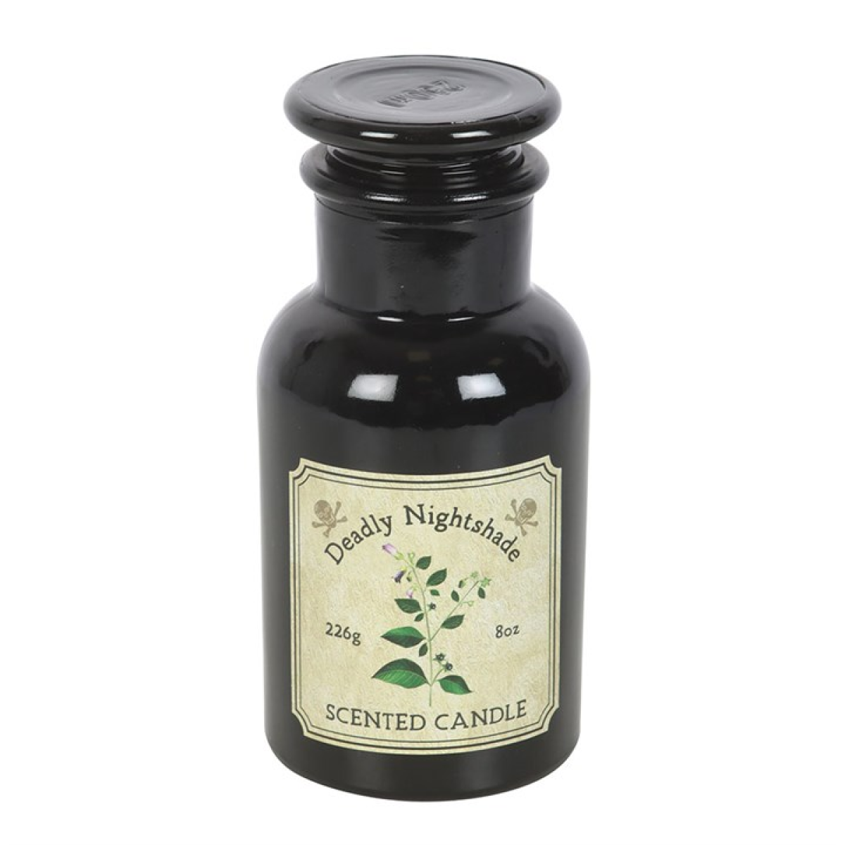 Deadly Nightshade Apothecary Candle – Vintage Poisonous Plants Collection