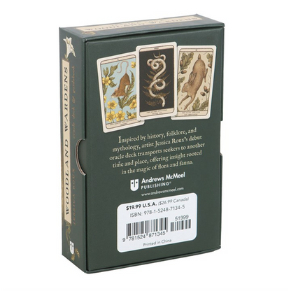 Woodland Wardens Oracle Cards – Animal & Plant Spirit Deck with Guidebook by Jessica Roux