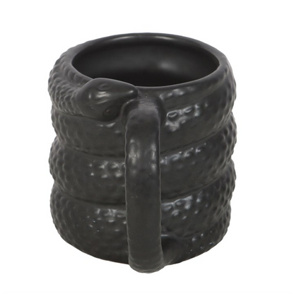 Black Snake Ceramic Mug – 500ml, Mystical Serpent Design