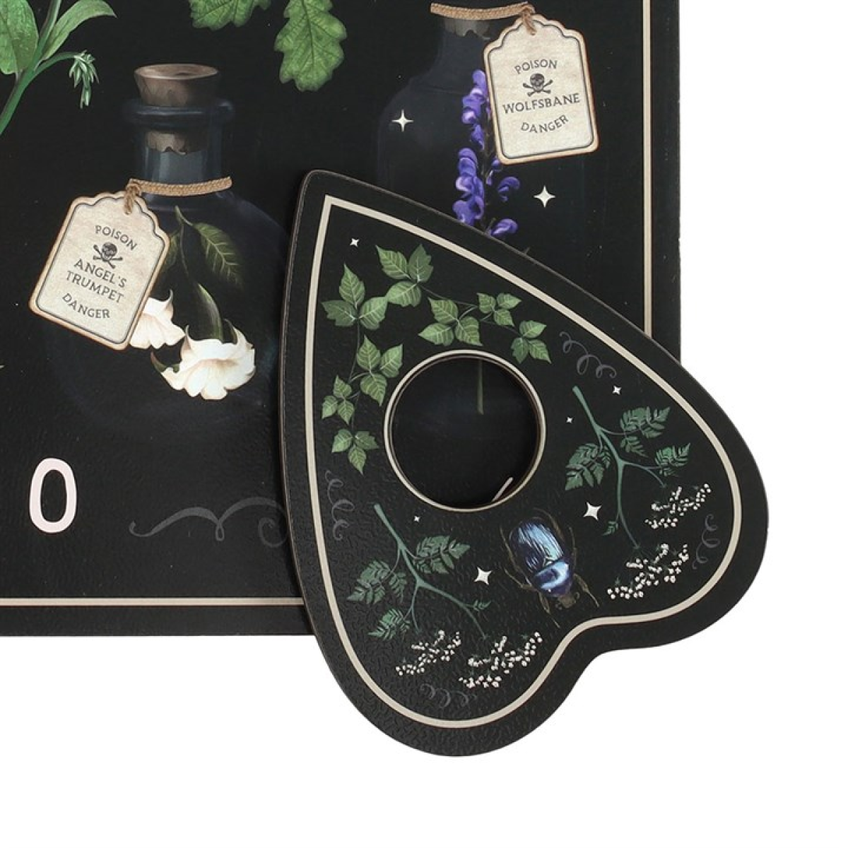 Poisonous Plants Talking Board – Gothic Spirit Board for Divination & Mystical Décor