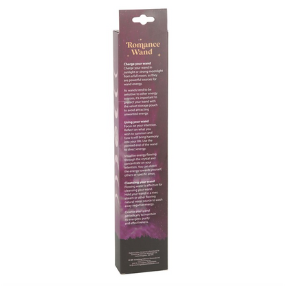 Rose Quartz Romance Magic Wand – Crystal Healing Tool for Love, Compassion & Intention Setting