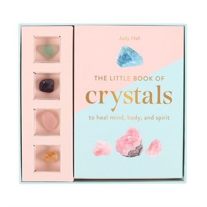 The Little Box of Crystals by Judy Hall – 4 Healing Stones & Mini Guidebook for Mind, Body & Spirit