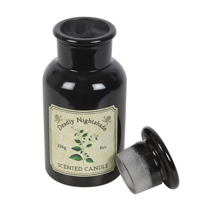 Deadly Nightshade Apothecary Candle – Vintage Poisonous Plants Collection