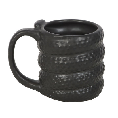 Black Snake Ceramic Mug – 500ml, Mystical Serpent Design