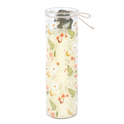 Moss & Sandalwood Fairy Candle in Glass Tube – 55hr Burn