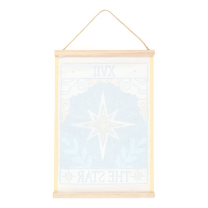 The Star Tarot Card Fabric Wall Hanging – Celestial Home Décor for Spiritual Guidance