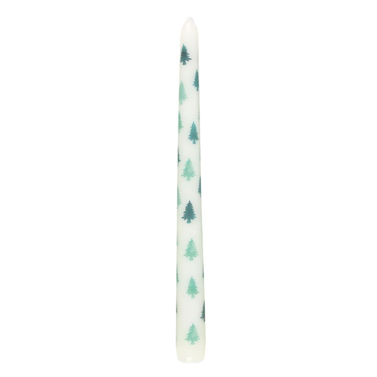Green Fir Tree Candle Holder with Taper Candle – Festive Centrepiece for Winter Décor & Seasonal Rituals