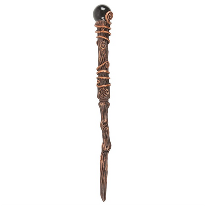 Protection Black Obsidian Magic Wand – Shielding Crystal Energy Tool