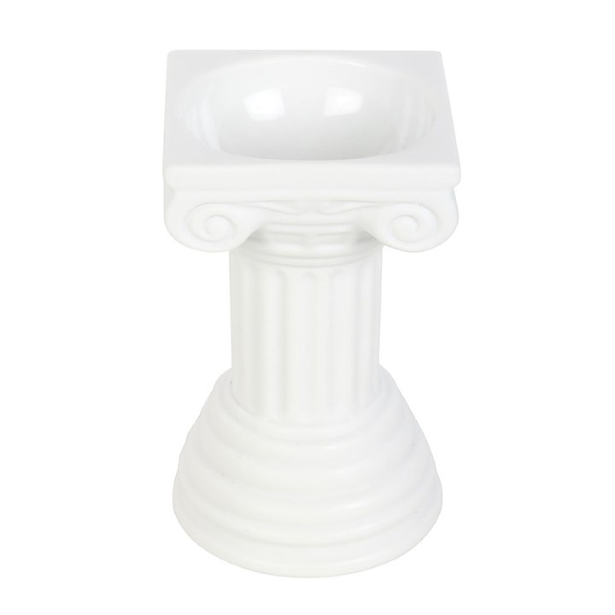 Greek Column Oil Burner – Elegant Ceramic Wax & Fragrance Diffuser with Classical Design