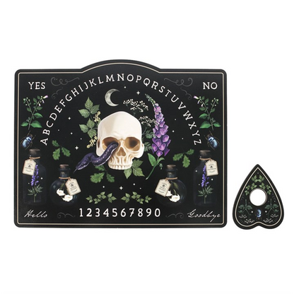 Poisonous Plants Talking Board – Gothic Spirit Board for Divination & Mystical Décor