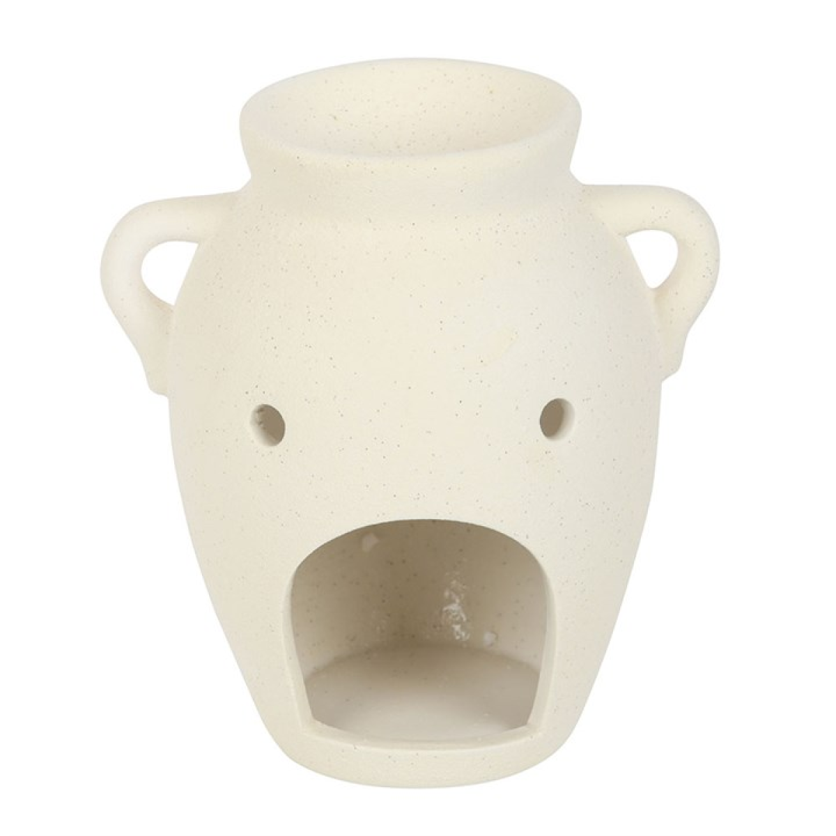 Urn-Style Oil Burner – Elegant Textured Wax & Fragrance Diffuser for Sophisticated Living