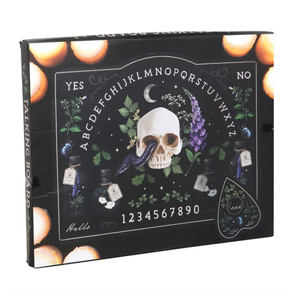 Poisonous Plants Talking Board – Gothic Spirit Board for Divination & Mystical Décor