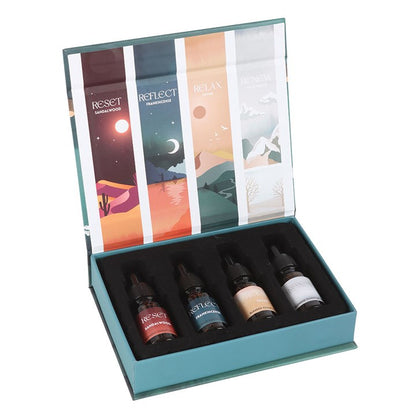 The Meditation Collection – Luxury Essential Oil Gift Set for Reset, Reflection & Spiritual Renewal (4 x 10ml)