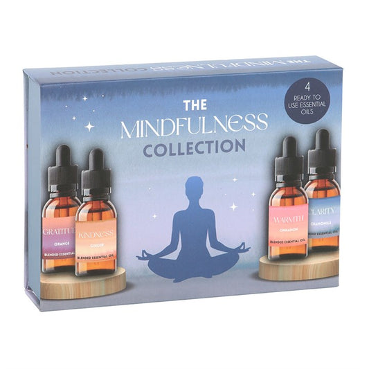 The Mindfulness Collection – Luxury Essential Oil Gift Set for Gratitude, Clarity & Inner Peace (4 x 10ml)