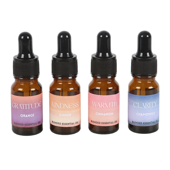 The Mindfulness Collection – Luxury Essential Oil Gift Set for Gratitude, Clarity & Inner Peace (4 x 10ml)