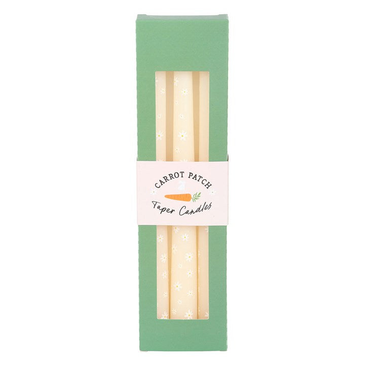 Spring Renewal Ritual Candle Set – 3 Carrot Patch Daisy Tapers