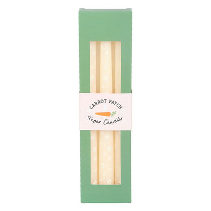 Spring Renewal Ritual Candle Set – 3 Carrot Patch Daisy Tapers