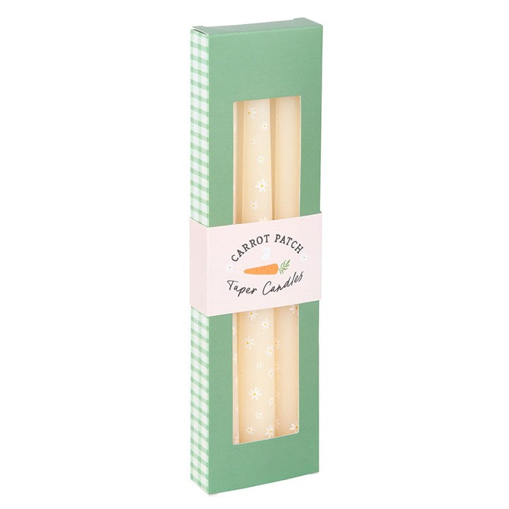 Spring Renewal Ritual Candle Set – 3 Carrot Patch Daisy Tapers