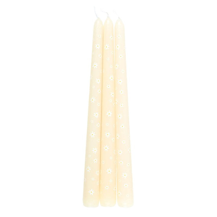 Spring Renewal Ritual Candle Set – 3 Carrot Patch Daisy Tapers