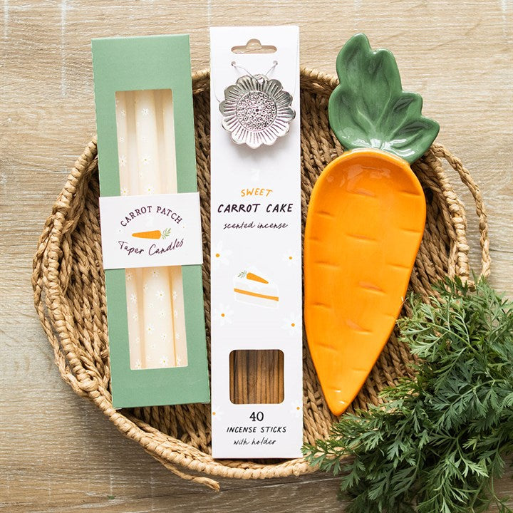 Spring Renewal Ritual Candle Set – 3 Carrot Patch Daisy Tapers