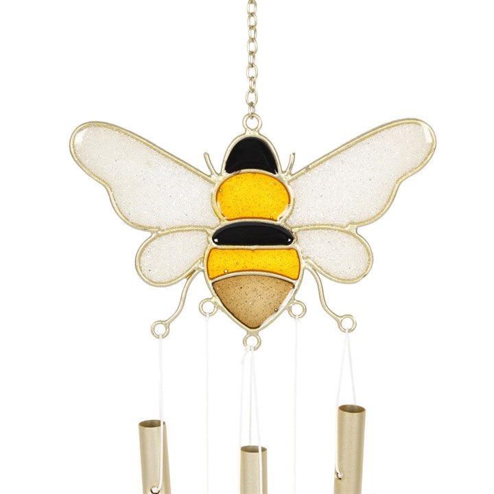 Bee & Honeycomb Windchime – Sacred Symbol of Community, Abundance & Nature’s Harmony