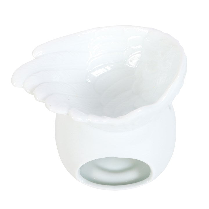 Angel Wing Oil Burner – Ceramic Aroma & Wax Melt Burner for Protection & Peace