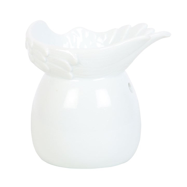 Angel Wing Oil Burner – Ceramic Aroma & Wax Melt Burner for Protection & Peace