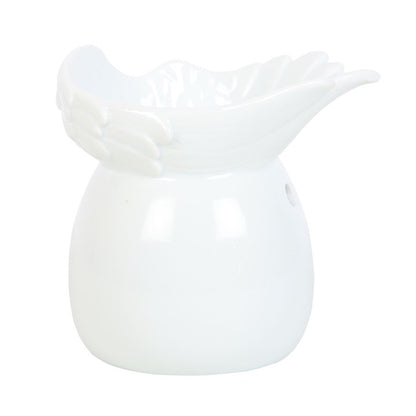 Angel Wing Oil Burner – Ceramic Aroma & Wax Melt Burner for Protection & Peace
