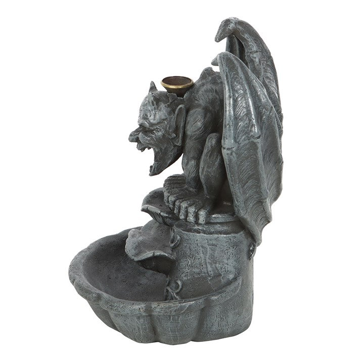 Gargoyle Backflow Incense Burner – Gothic Smoke Flow Ritual Figurine