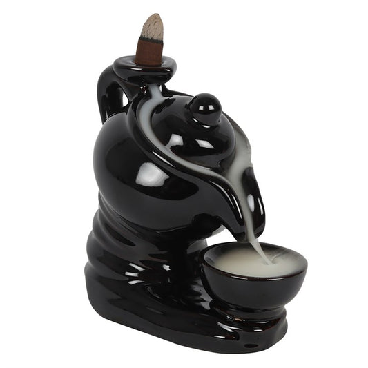 Teapot Backflow Incense Burner – Whimsical Smoke Flow Ritual & Décor Piece