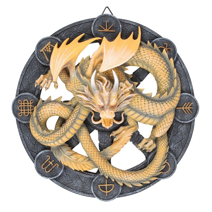 Imbolc Dragon Resin Wall Plaque